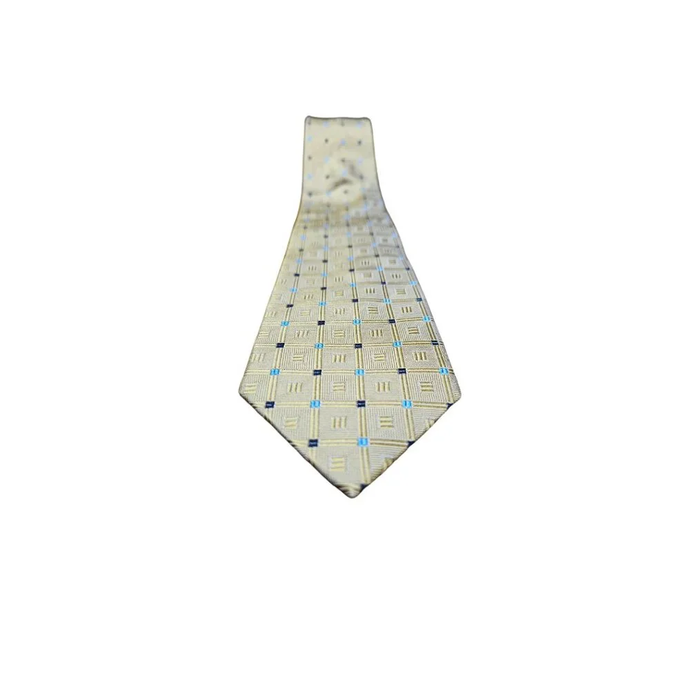 Vintage Talbots Kids Yellow Pure Silk Tie